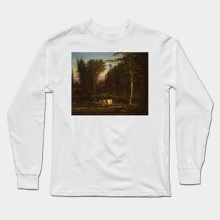 In the Adirondacks by George Inness Long Sleeve T-Shirt